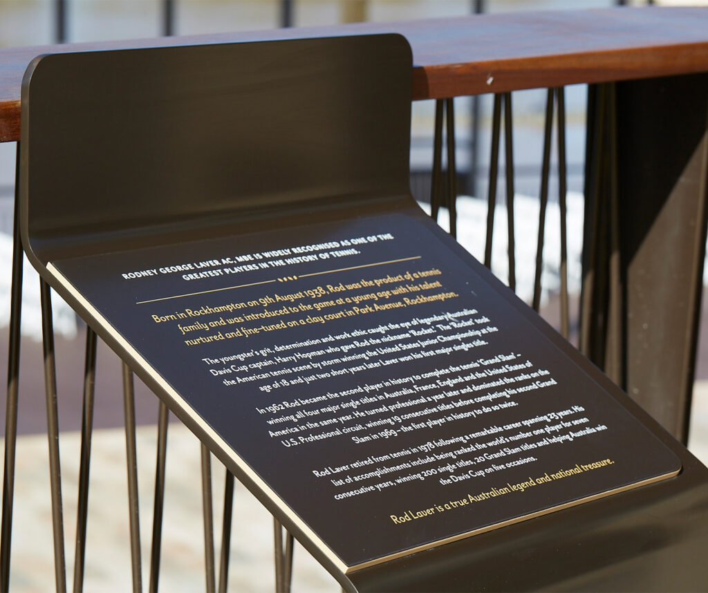 Interpretive signage to learn more about the local area