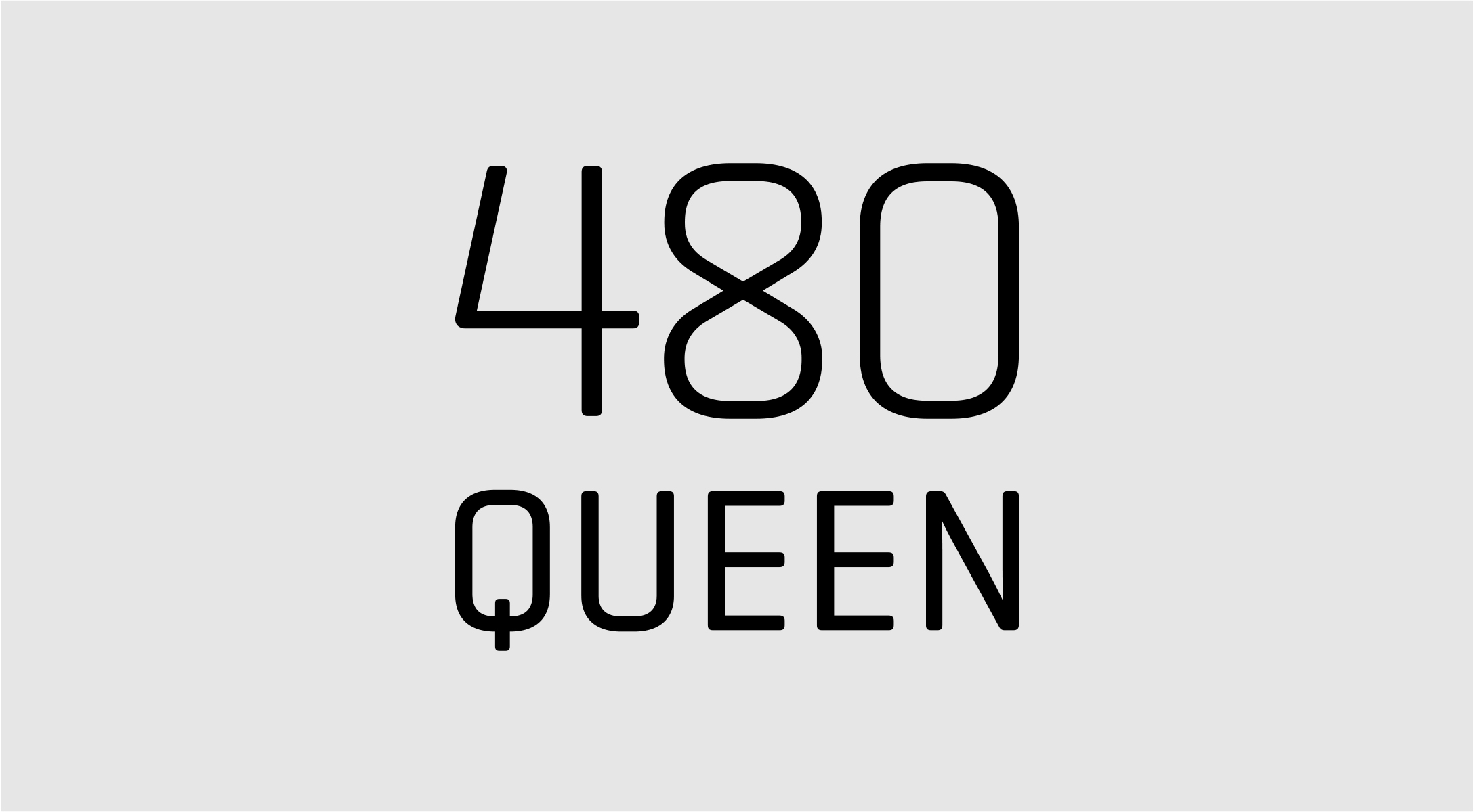 480 Queen Street brand identity