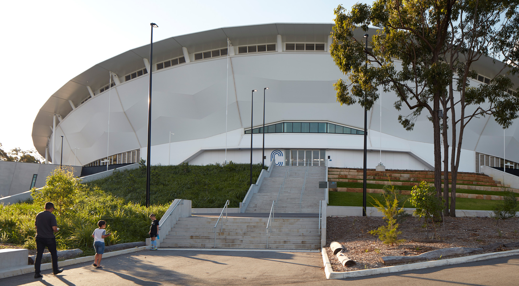 Wayfinding integrated with the architecture