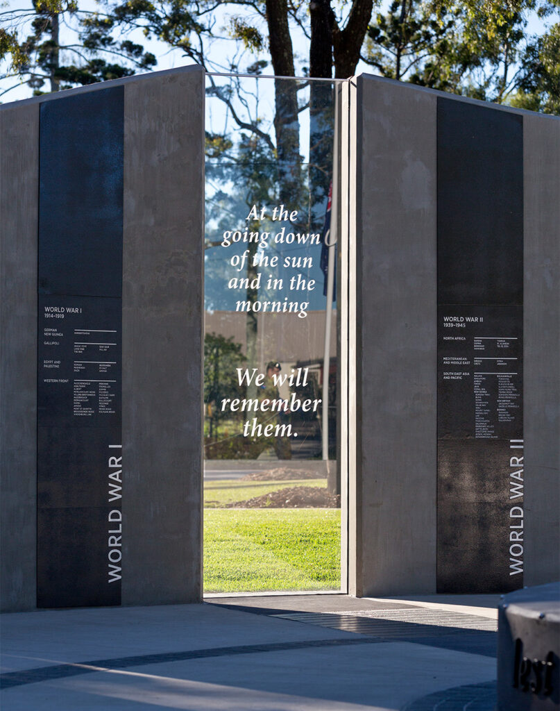 Light and shadow creates an memorable and emotive placemaking intervention