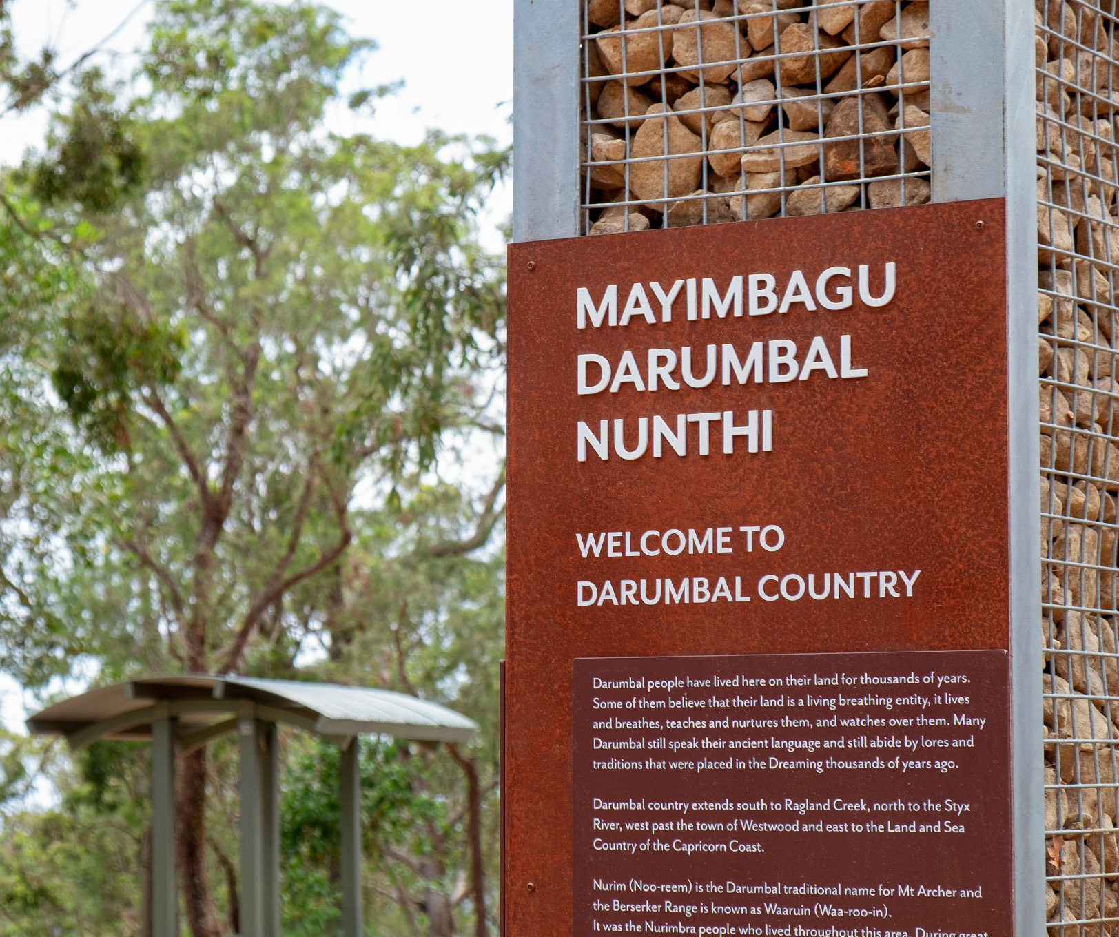 Wayfinding sign detail