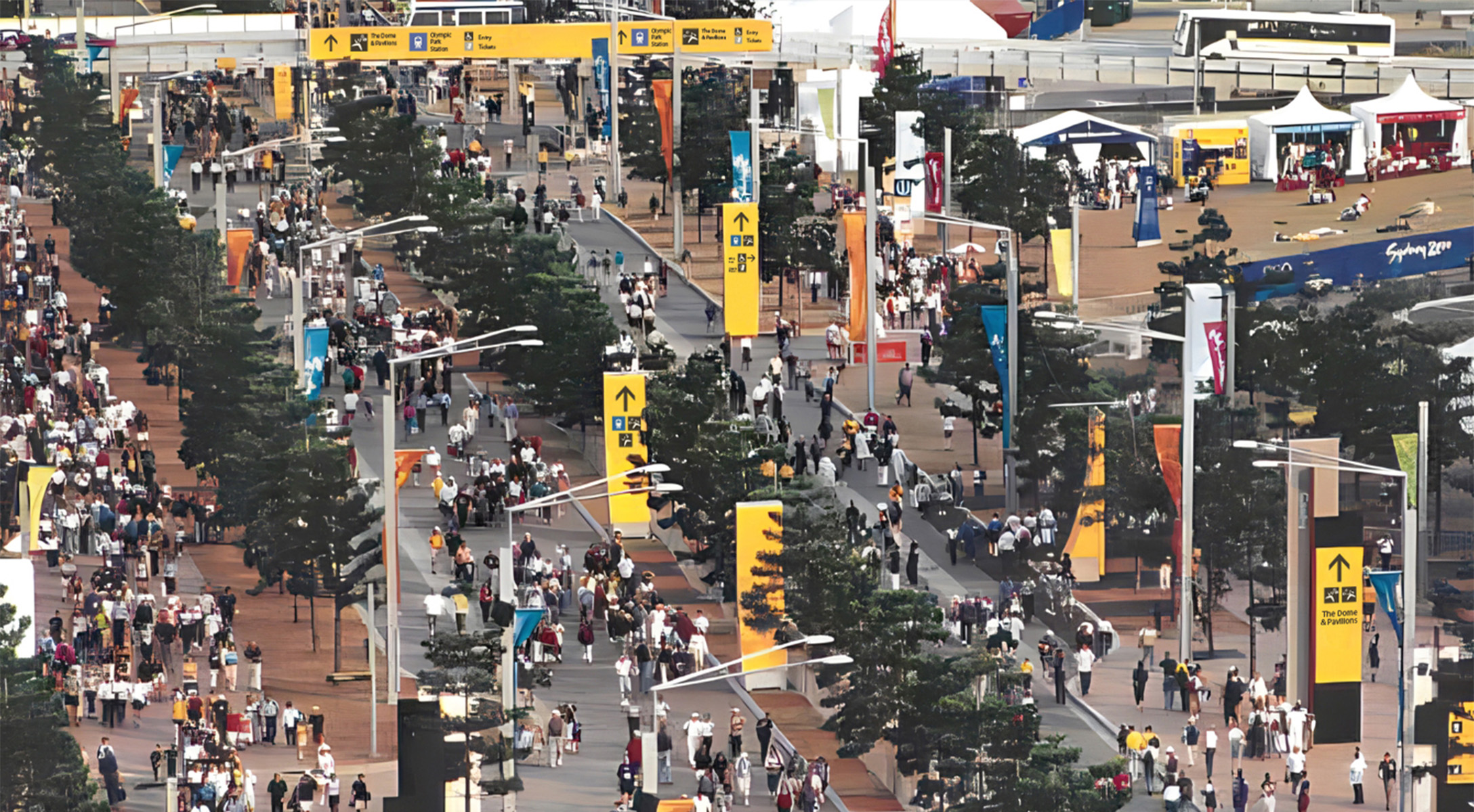 Wayfinding overview at 2000 Sydney Olympics