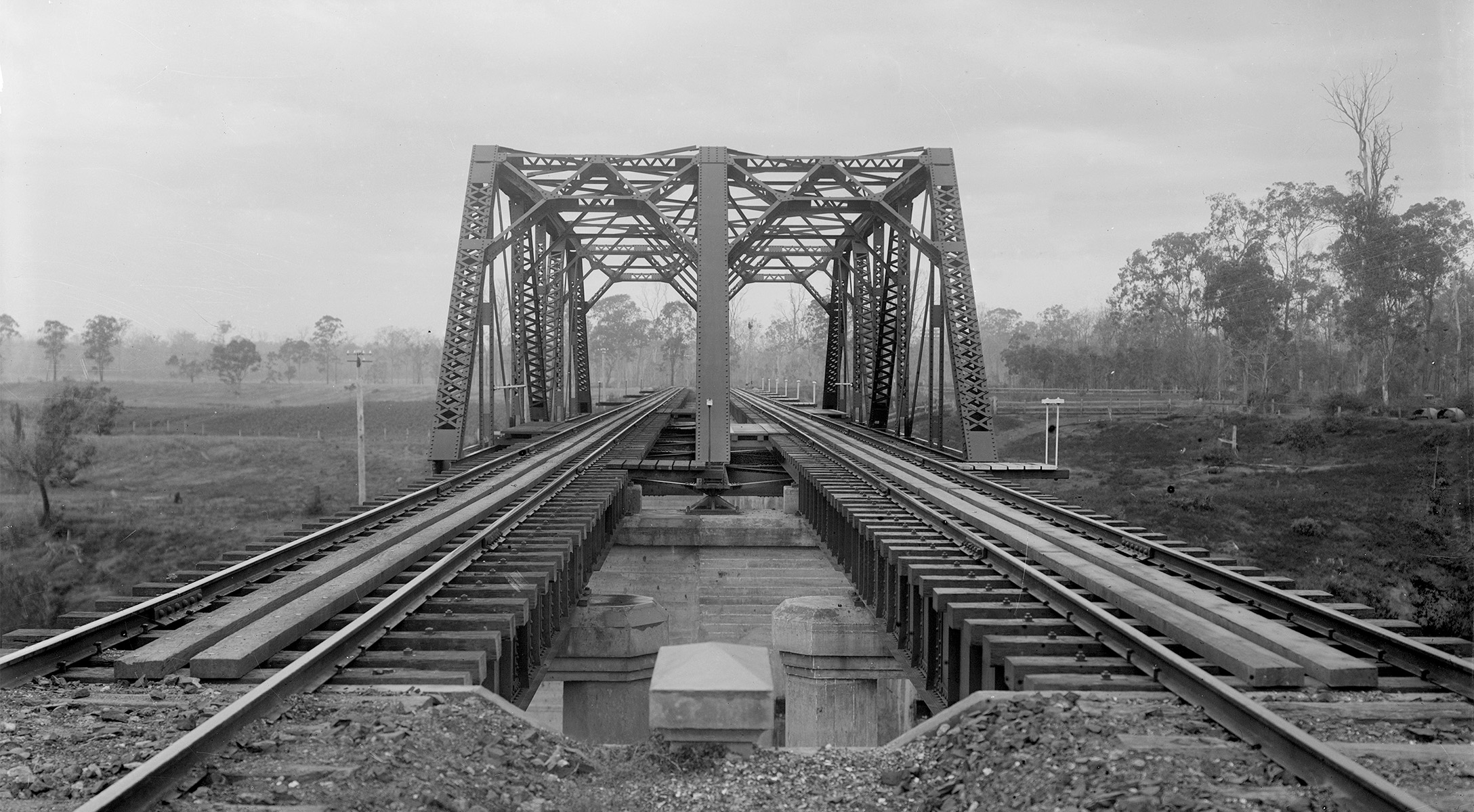 Heritage photograph of the old railway