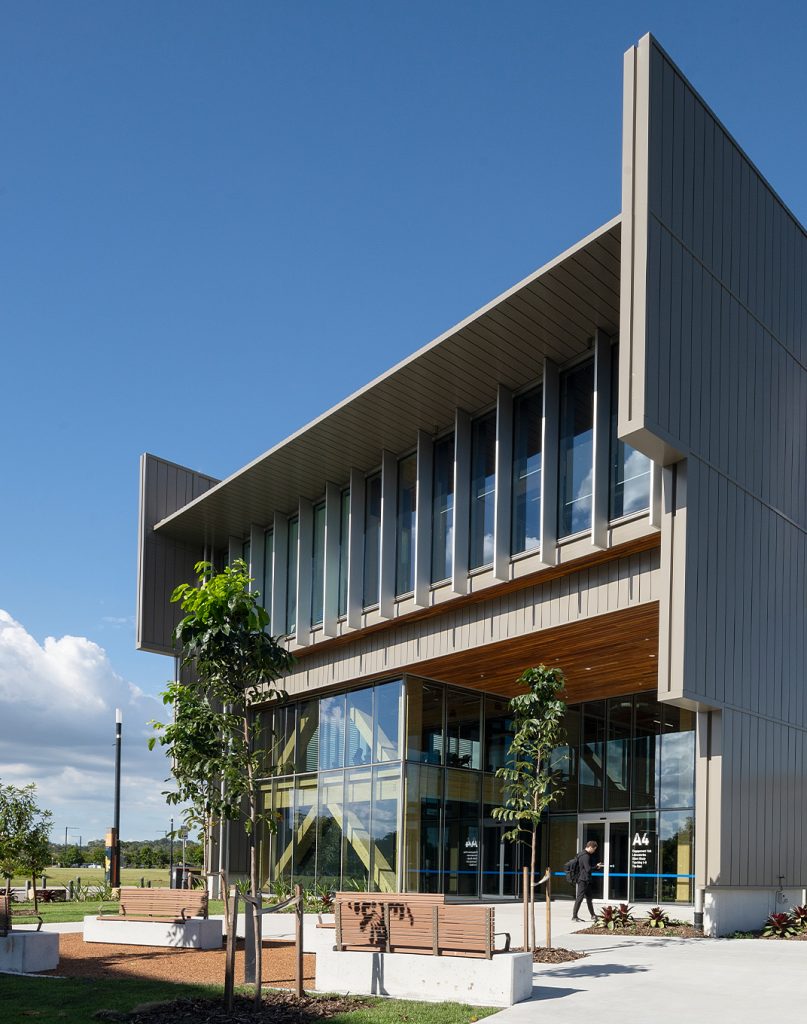 External view of the building.