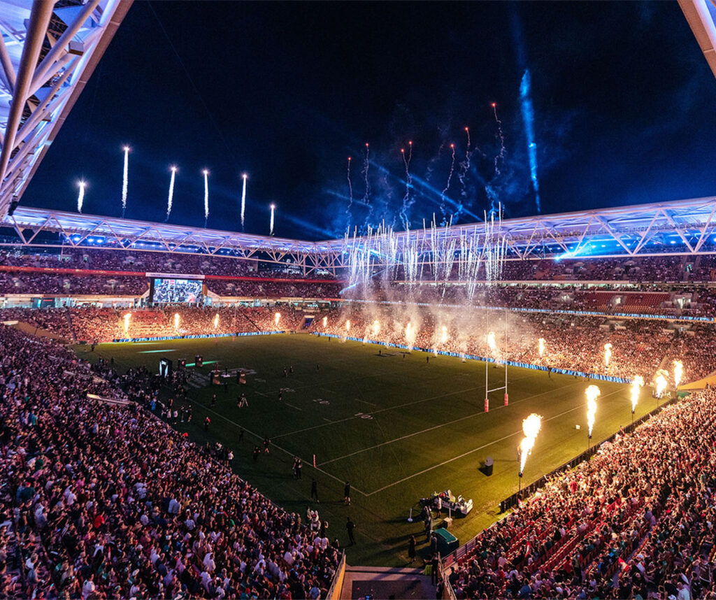Inside Suncorp Stadium