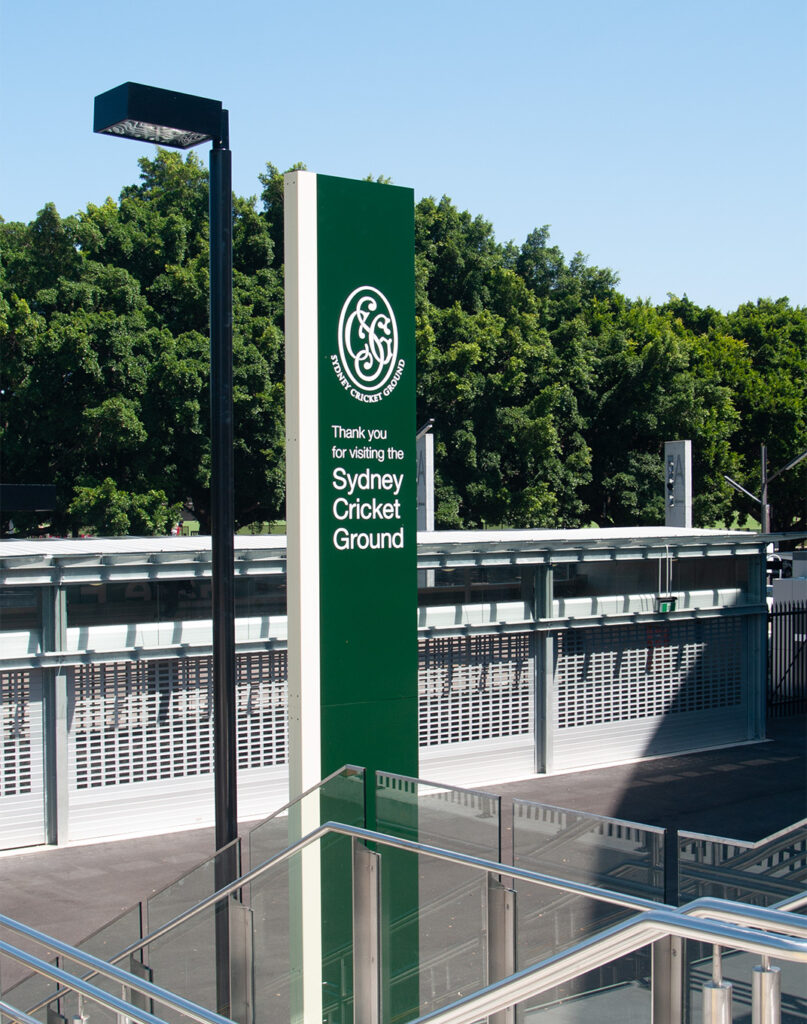 Wayfinding at Sydney Cricket Ground
